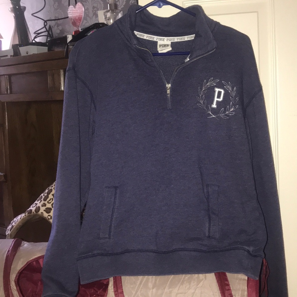 This is a quarter zip from Pink